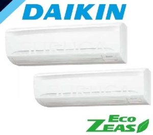 ダイキン EcoZEASシリーズ 壁掛形 3馬力 同時ツイン 単相200V ワイヤレス 標準省エネ 業務用エアコン